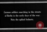 Image of German Army units moving through Berlin, Germany,  early in World War  Berlin Germany, 1915, second 12 stock footage video 65675045923