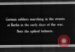 Image of German Army units moving through Berlin, Germany,  early in World War  Berlin Germany, 1915, second 15 stock footage video 65675045923