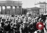 Image of German Army units moving through Berlin, Germany,  early in World War  Berlin Germany, 1915, second 22 stock footage video 65675045923