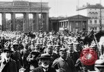 Image of German Army units moving through Berlin, Germany,  early in World War  Berlin Germany, 1915, second 24 stock footage video 65675045923