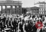Image of German Army units moving through Berlin, Germany,  early in World War  Berlin Germany, 1915, second 40 stock footage video 65675045923