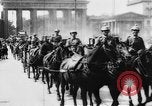 Image of German Army units moving through Berlin, Germany,  early in World War  Berlin Germany, 1915, second 45 stock footage video 65675045923