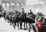 Image of German Army units moving through Berlin, Germany,  early in World War  Berlin Germany, 1915, second 50 stock footage video 65675045923
