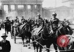 Image of German Army units moving through Berlin, Germany,  early in World War  Berlin Germany, 1915, second 55 stock footage video 65675045923