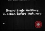 Image of German artillery lays siege in Belgium Mechelen Belgium, 1914, second 4 stock footage video 65675045927
