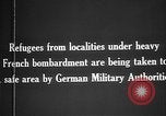 Image German military aider des réfugiés en provenance de zones de lourds bombardements Français Front Ouest, 1915, de la seconde 15 séquences d'archives historiques vidéo 65675045933