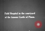 Standbild Chateau de Pinon Frankreich, 1917, aus Sekunde 7 historischem Filmmaterial Videoclip 65675045938