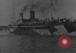 Image of French ocean liner SS Lorraine Bordeaux, 1918, second 10 stock footage video 65675045968