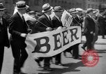 Image of the Great Beer Parade demonstration against prohibition New York City USA, 1932, second 27 stock footage video 65675046021