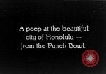 Standbild Aerial view of Honolulu Anfang 1900 Honolulu Hawaii USA, 1928, aus Sekunde 1 historischem Filmmaterial Videoclip 65675046034