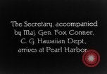 Immagine di Dwight F Davis Pearl Harbor Hawaii USA, 1928, secondo 7 filmato di repertorio 65675046035