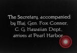 Immagine di Dwight F Davis Pearl Harbor Hawaii USA, 1928, secondo 8 filmato di repertorio 65675046035