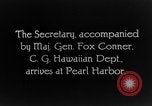 Immagine di Dwight F Davis Pearl Harbor Hawaii USA, 1928, secondo 11 filmato di repertorio 65675046035