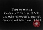 Immagine di Dwight F Davis Pearl Harbor Hawaii USA, 1928, secondo 13 filmato di repertorio 65675046035