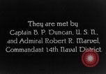 Immagine di Dwight F Davis Pearl Harbor Hawaii USA, 1928, secondo 14 filmato di repertorio 65675046035