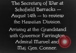 Standbild Dwight Davis F Schofield Barracks Hawaii USA, 1928, aus Sekunde 6 historischem Filmmaterial Videoclip 65675046036