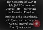 Standbild Dwight Davis F Schofield Barracks Hawaii USA, 1928, aus Sekunde 8 historischem Filmmaterial Videoclip 65675046036