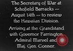 Standbild Dwight Davis F Schofield Barracks Hawaii USA, 1928, aus Sekunde 20 historischem Filmmaterial Videoclip 65675046036