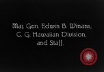 Standbild Dwight Davis F Schofield Barracks Hawaii USA, 1928, aus Sekunde 29 historischem Filmmaterial Videoclip 65675046036
