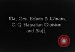 Standbild Dwight Davis F Schofield Barracks Hawaii USA, 1928, aus Sekunde 31 historischem Filmmaterial Videoclip 65675046036