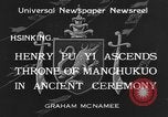 Image of Henry Pu yi Hsinking Manchuria, 1934, second 8 stock footage video 65675046046