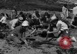 Image Recherche d'Ambergris sur une plage Bolinas Beach California USA, 1934, de la seconde 21 séquences d'archives historiques vidéo 65675046047