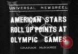 Image États-unis les athlètes olympiques en 1936 Berlin Allemagne, 1936, de la seconde 1 séquences d'archives historiques vidéo 65675046091