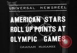 Image États-unis les athlètes olympiques en 1936 Berlin Allemagne, 1936, de la seconde 5 séquences d'archives historiques vidéo 65675046091