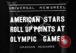 Image États-unis les athlètes olympiques en 1936 Berlin Allemagne, 1936, de la seconde 6 séquences d'archives historiques vidéo 65675046091