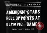 Image États-unis les athlètes olympiques en 1936 Berlin Allemagne, 1936, de la seconde 7 séquences d'archives historiques vidéo 65675046091
