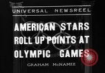 Image États-unis les athlètes olympiques en 1936 Berlin Allemagne, 1936, de la seconde 8 séquences d'archives historiques vidéo 65675046091