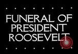 Immagine di Il presidente Franklin Roosevelt United States USA, 1945, secondo 33 filmato di repertorio 65675046118