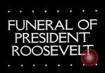 Immagine di Il presidente Franklin Roosevelt United States USA, 1945, secondo 36 filmato di repertorio 65675046118
