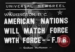 Immagine di Il presidente Franklin Roosevelt Washington DC USA, 1939, secondo 9 filmato di repertorio 65675046120