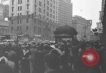 Image of American civilians getting war news in 1939 New York City USA, 1939, second 3 stock footage video 65675046128
