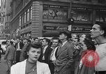Image of American civilians getting war news in 1939 New York City USA, 1939, second 12 stock footage video 65675046128