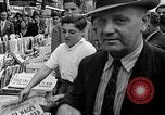 Image of American civilians getting war news in 1939 New York City USA, 1939, second 18 stock footage video 65675046128