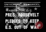 Image of President Franklin Roosevelt Washington DC USA, 1939, second 3 stock footage video 65675046129