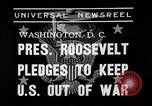 Image of President Franklin Roosevelt Washington DC USA, 1939, second 4 stock footage video 65675046129