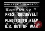 Image of President Franklin Roosevelt Washington DC USA, 1939, second 5 stock footage video 65675046129