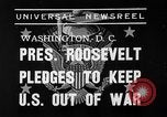 Image of President Franklin Roosevelt Washington DC USA, 1939, second 7 stock footage video 65675046129