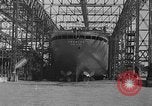 Image SS Amérique lançait Newport News Virginia USA, 1939, de la seconde 22 séquences d'archives historiques vidéo 65675046130