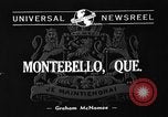 Image of Princess Juliana Montebello Canada, 1940, second 1 stock footage video 65675046138