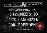 Image of Republican National Convention Philadelphia Pennsylvania USA, 1940, second 4 stock footage video 65675046139