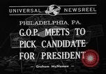 Image of Republican National Convention Philadelphia Pennsylvania USA, 1940, second 5 stock footage video 65675046139