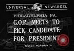 Image of Republican National Convention Philadelphia Pennsylvania USA, 1940, second 7 stock footage video 65675046139