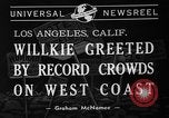 Image of Wendell Willkie Los Angeles California USA, 1940, second 5 stock footage video 65675046162