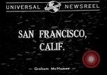 Image of dignitary San Francisco California USA, 1940, second 3 stock footage video 65675046163