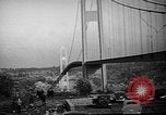 Image of Tacoma Narrows Bridge Washington State United States USA, 1940, second 11 stock footage video 65675046173