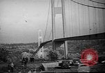 Image of Tacoma Narrows Bridge Washington State United States USA, 1940, second 15 stock footage video 65675046173